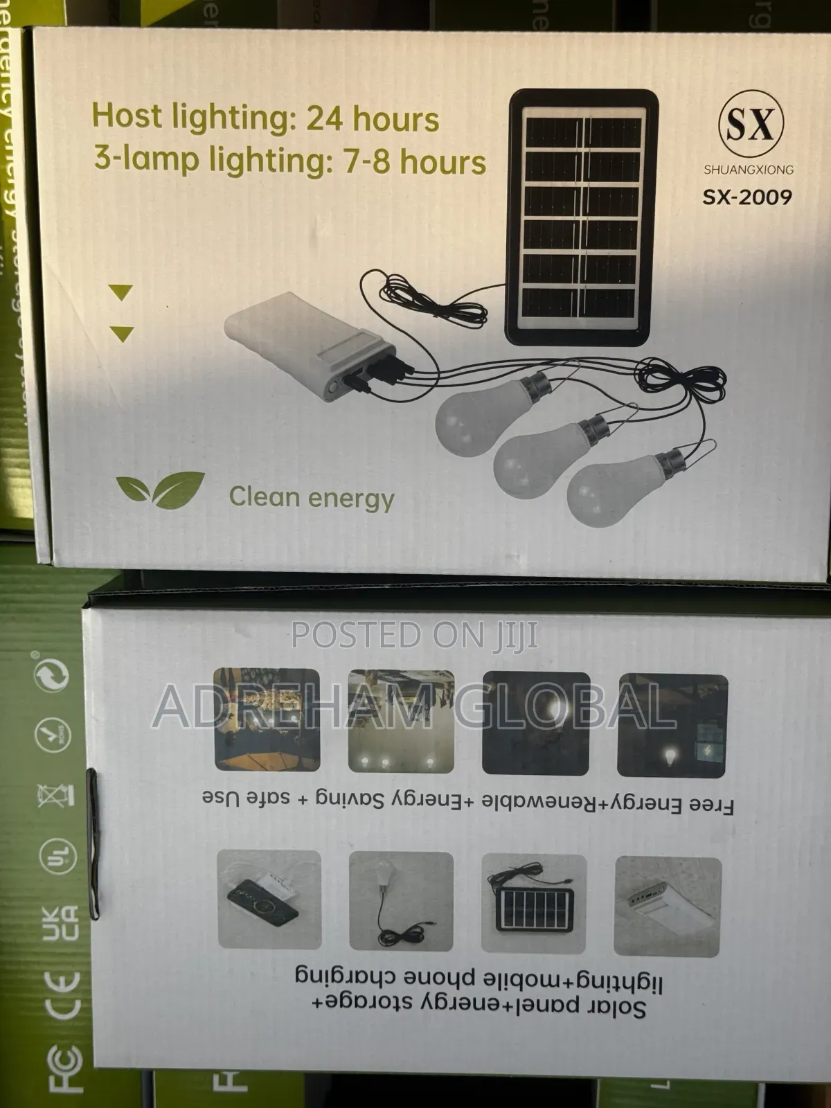 Solar Power Bank Combo Comes With 3 Bulb,Solar Panel,