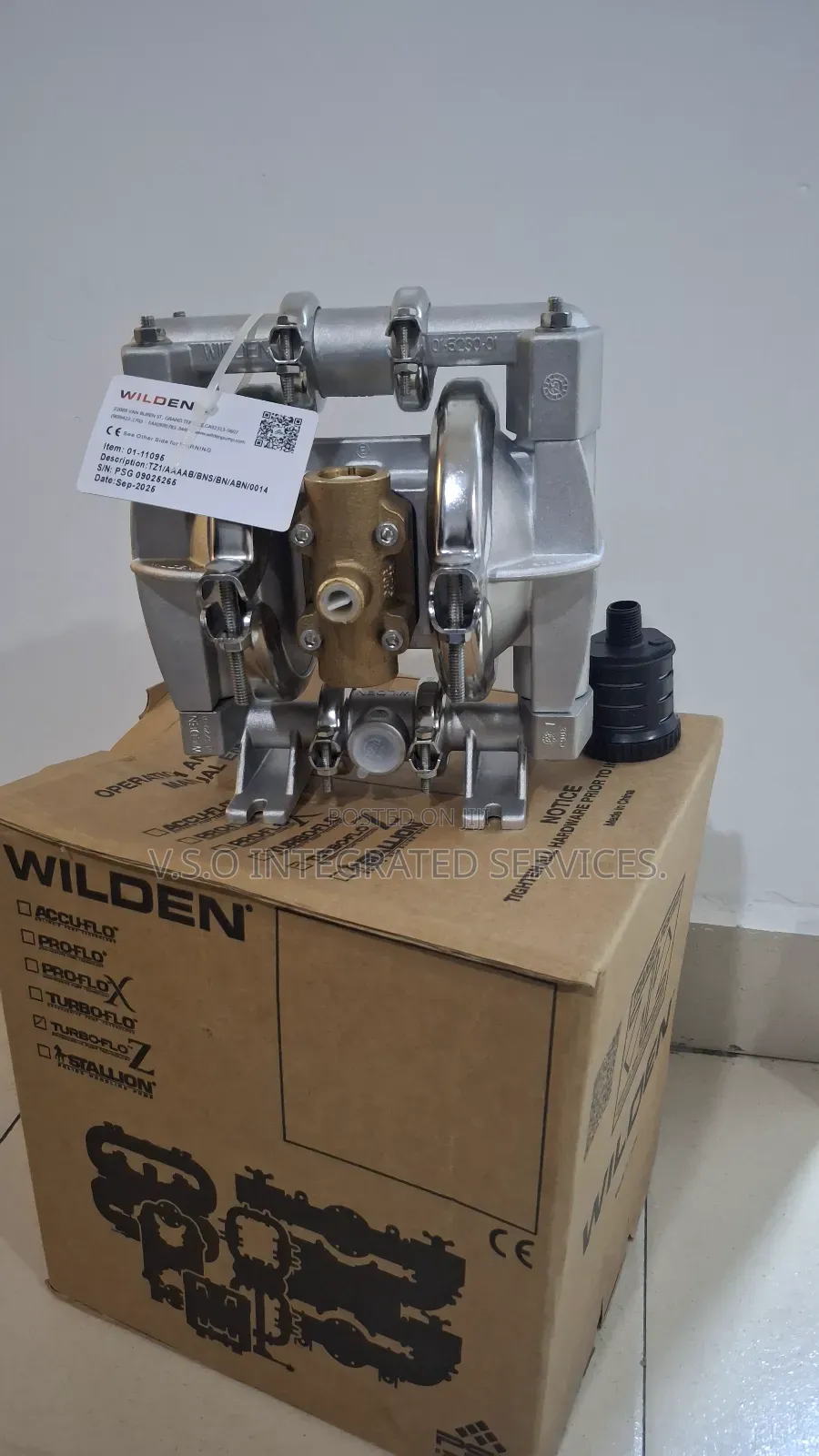 Tz1 (1/2") Metal Wilden Double Diaphragm Pump