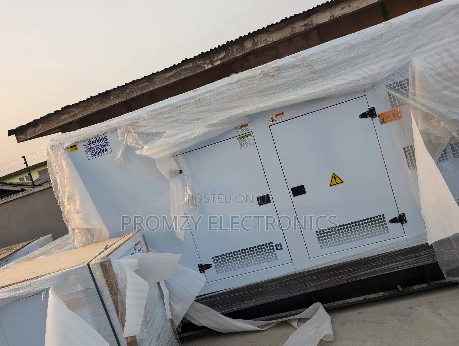 Sp500kva Brand New Perkins Diesel Soundproof Gen 2years Wty