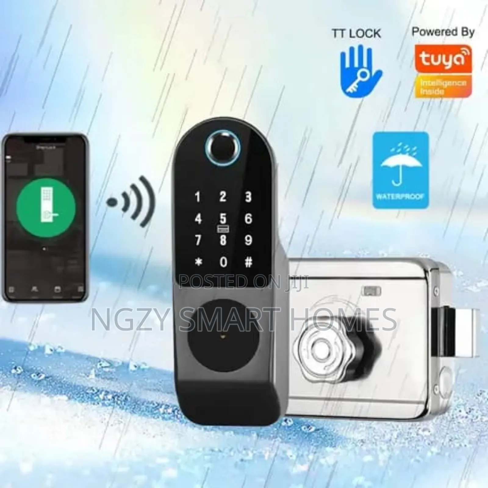 Water-Proof Smart Gate Lock