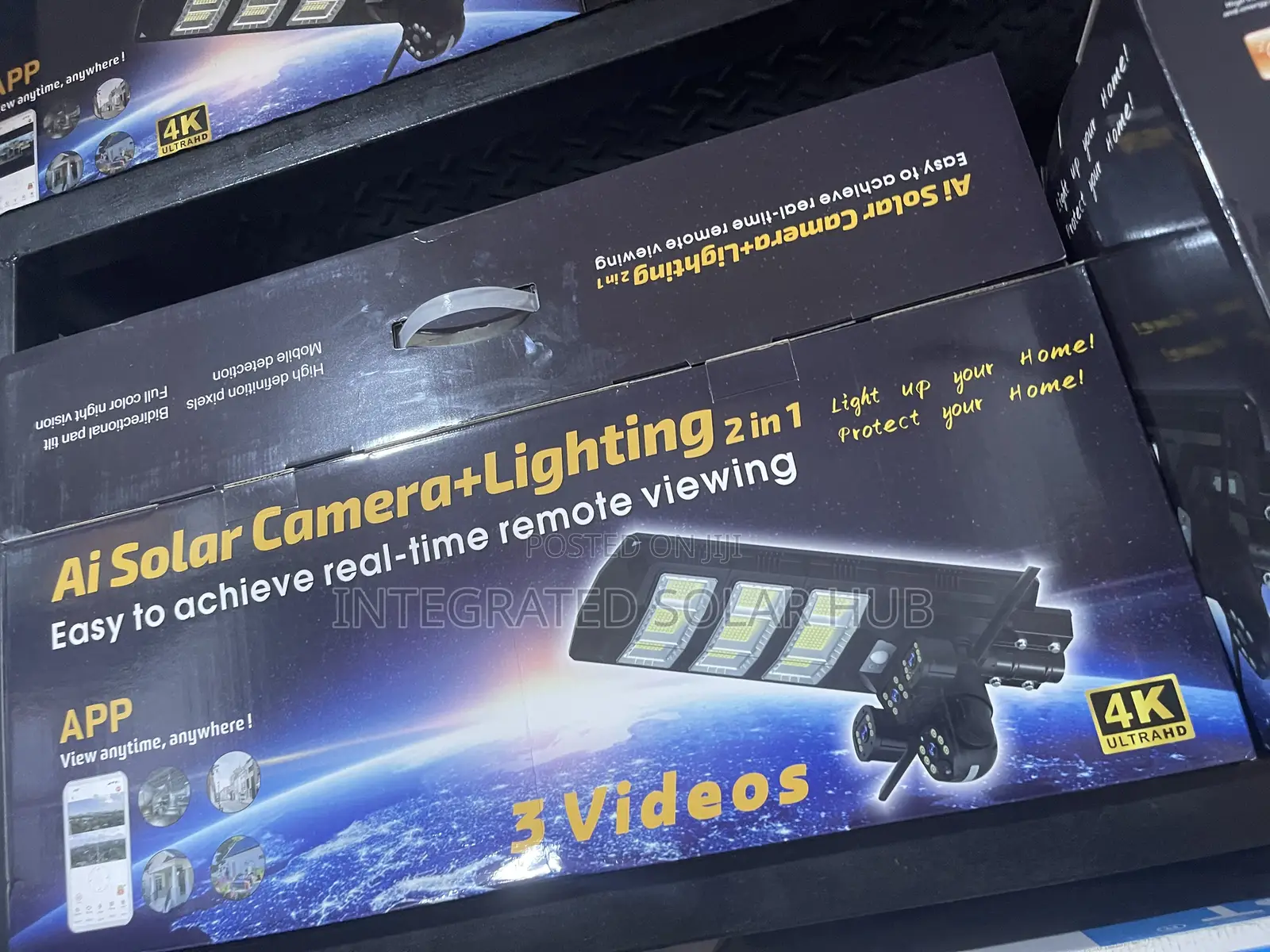 Ai Solar Camera With Light 4dlense