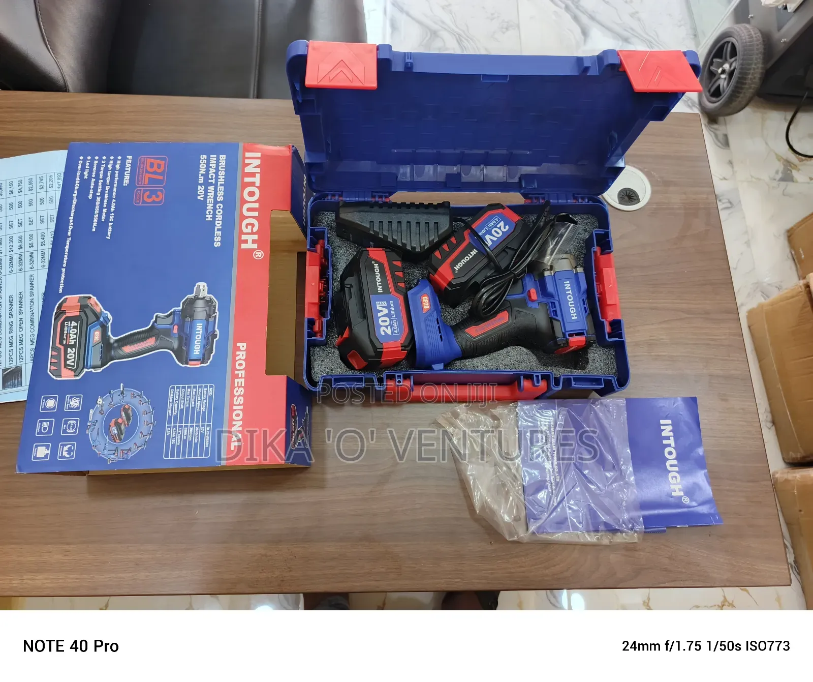 21v Brushless Cordless Impact Wrench