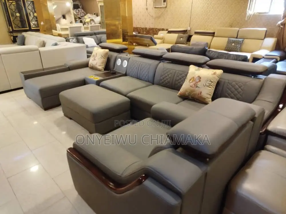 Luxury Modern Sectional Sofa Set With Ottoman - Very Comfortable