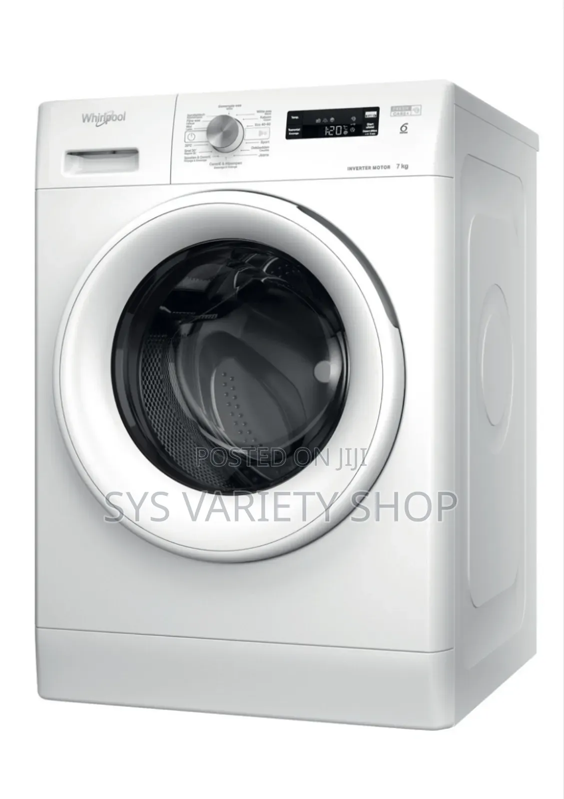 Whirlpool Freshcare Inverter Motor Washing Machine 7kg