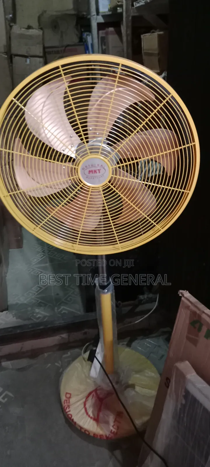 Classic Inverter Stand Fan With 5 Finger Iron Blade