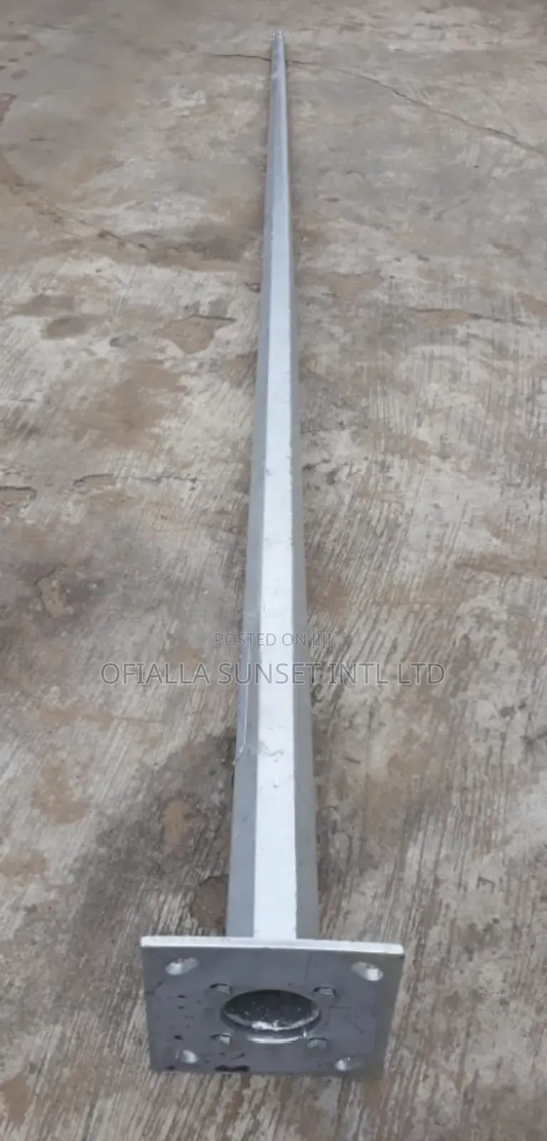 6 Meters Gavanizer I Ported Solar Street Light