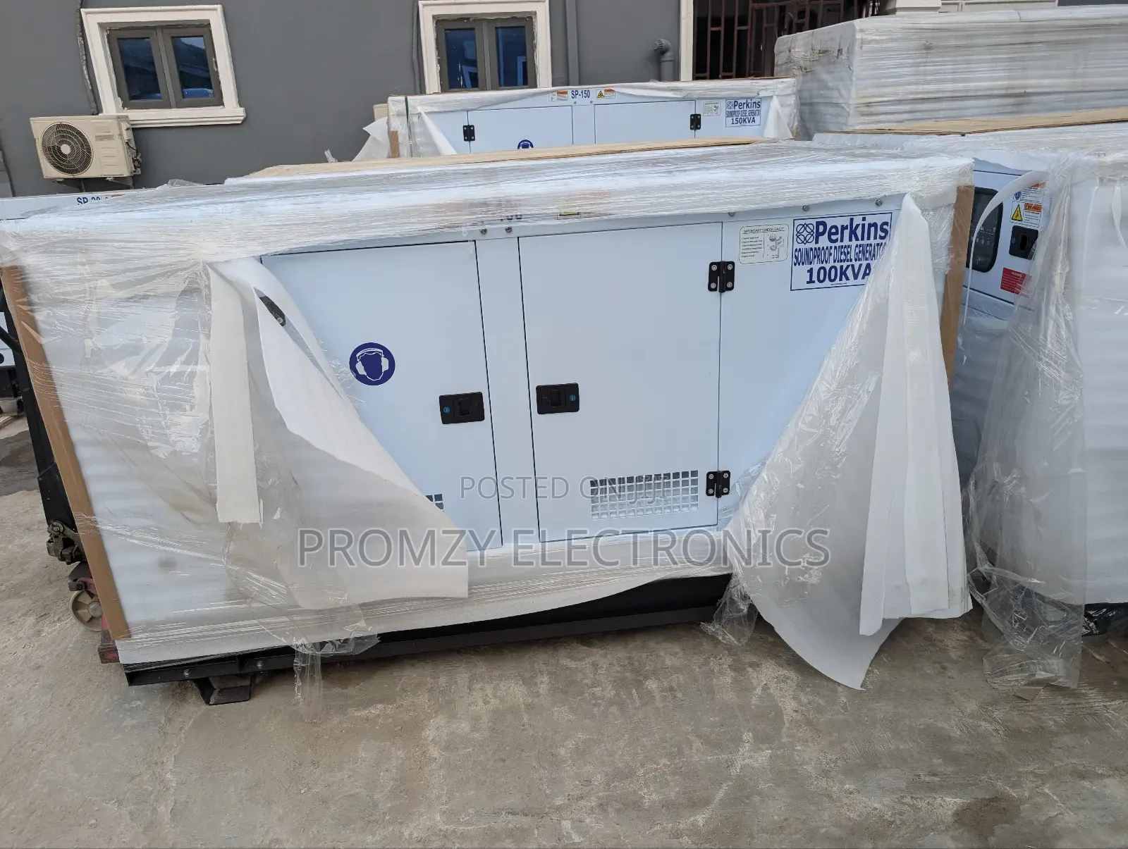 Sp100kva Brand New Perkins Diesel Soundproof Generator 2years Wty