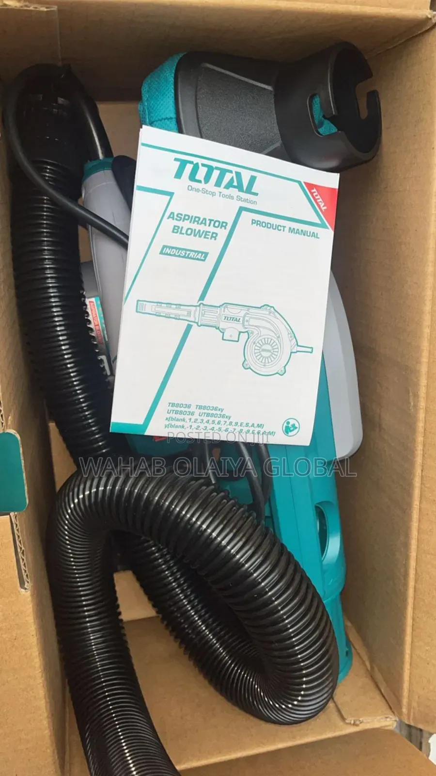 Total 800w 2-in-1 Electric Aspirator Blower Vacuum