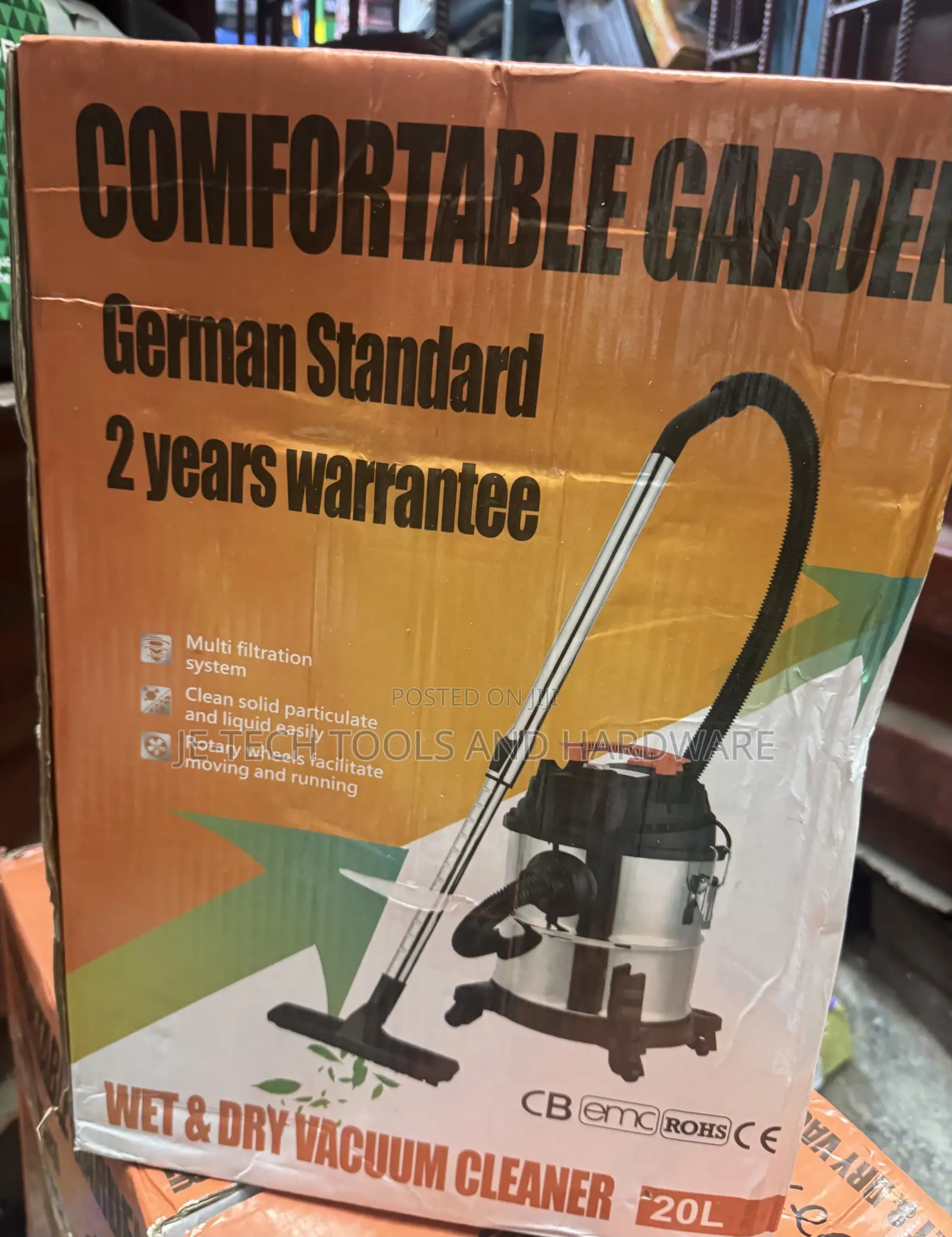 Comfortable Garden 20l Wet & Dry Vacuum Cleaner