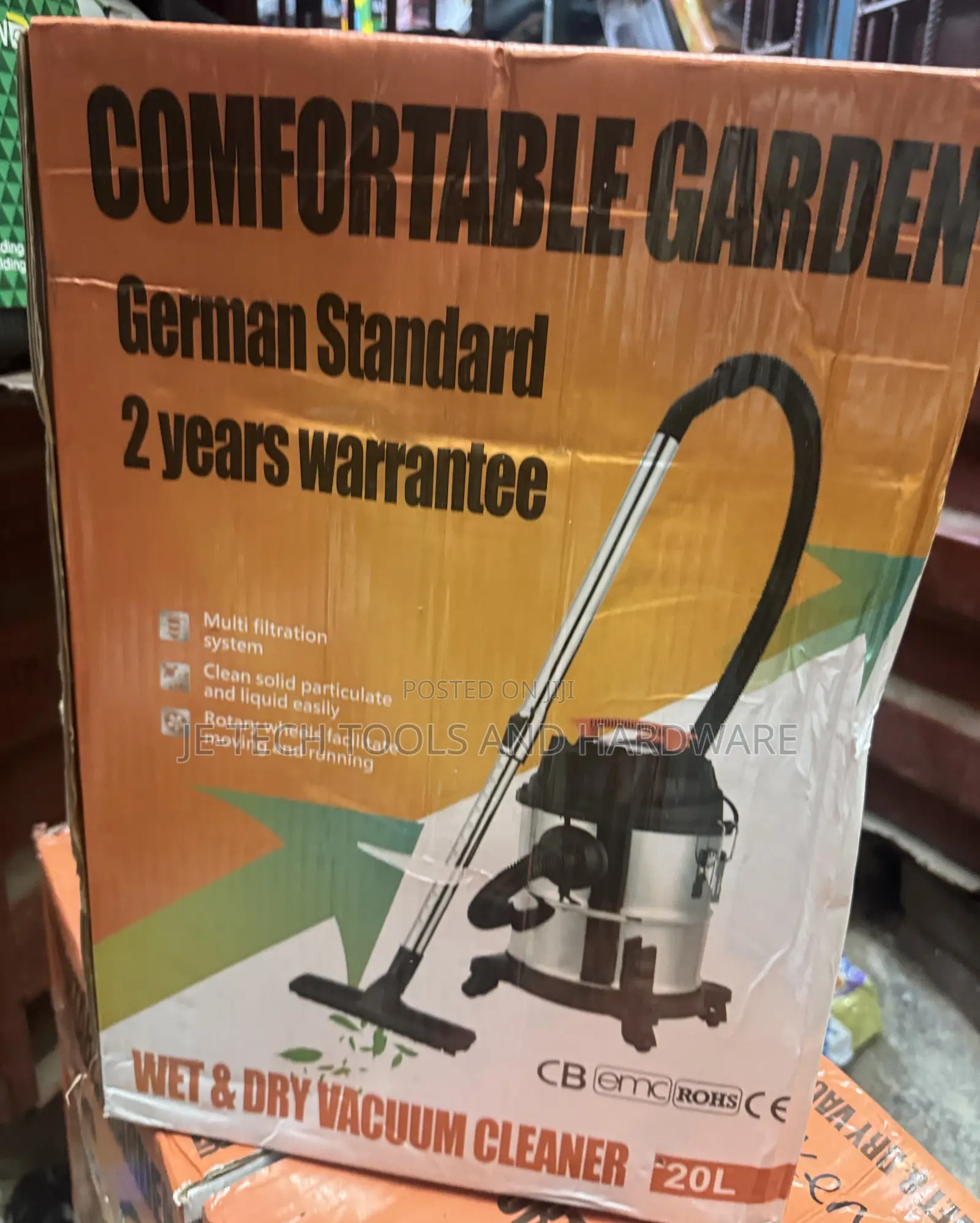 Comfortable Garden 20l Wet & Dry Vacuum Cleaner