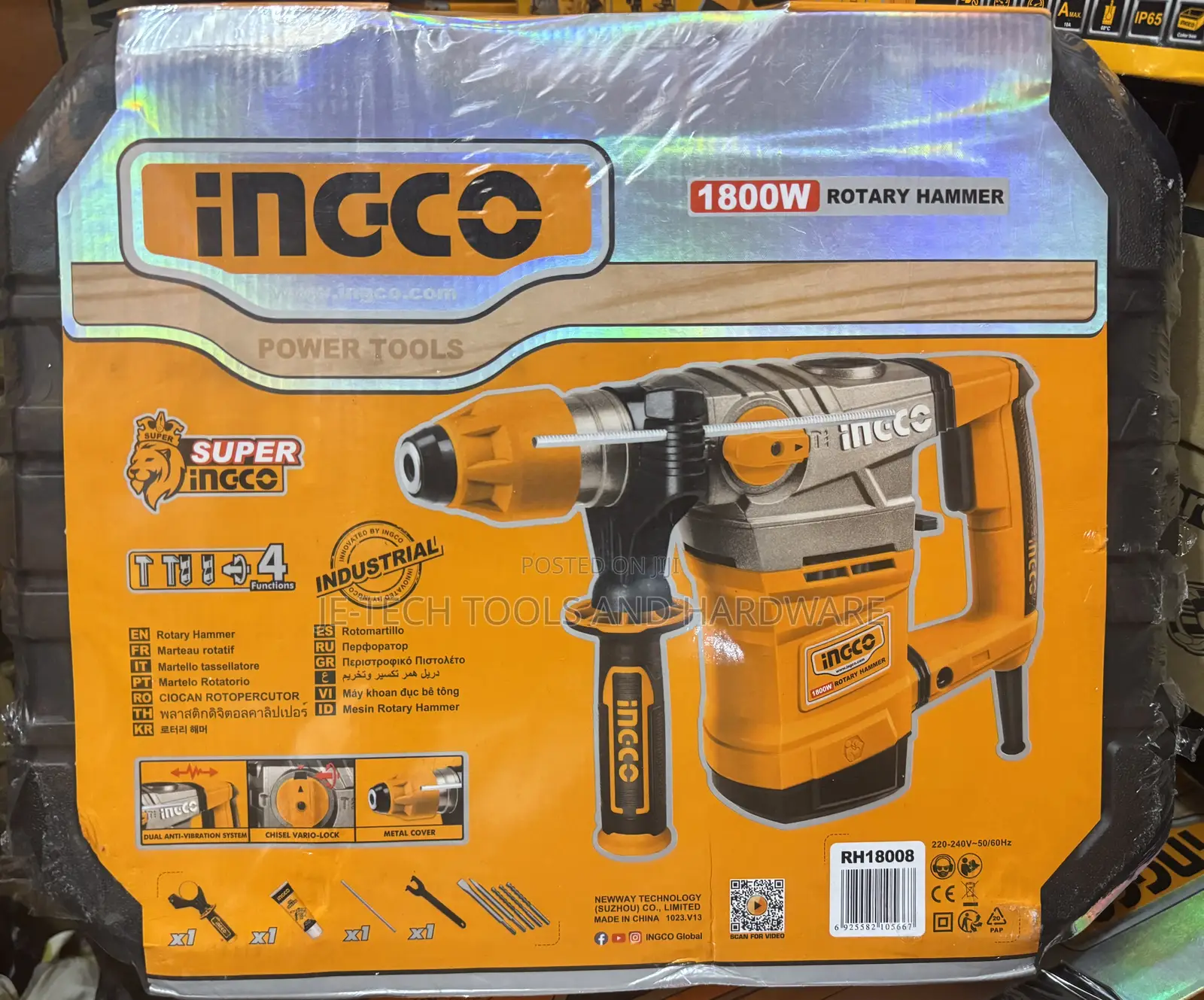 Ingco 1800w Rotary Hammer