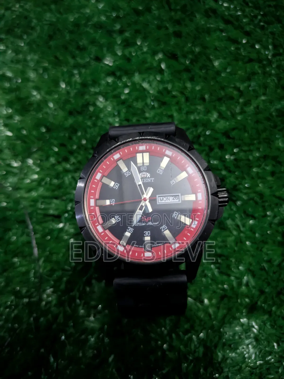 Orient Rubber Strap Men's 3-Hand Watch Fug1x007b9