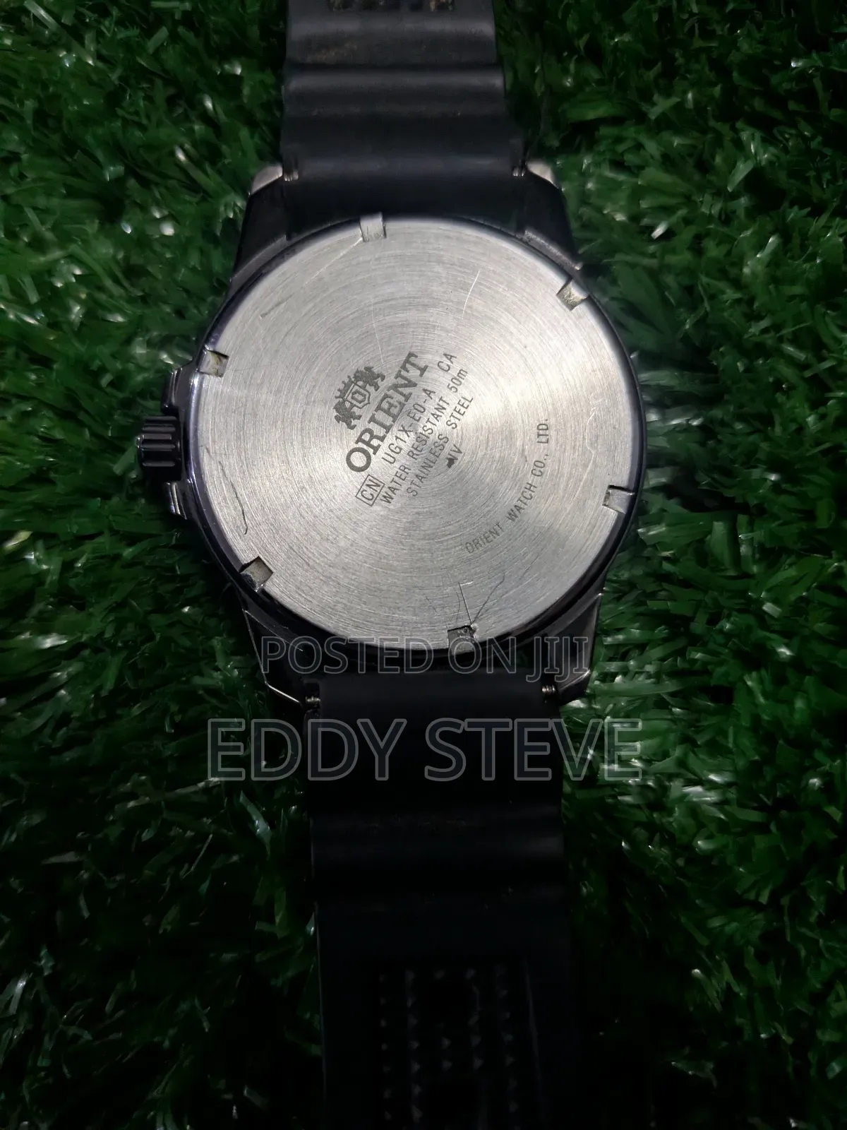 Orient Rubber Strap Men's 3-Hand Watch Fug1x007b9