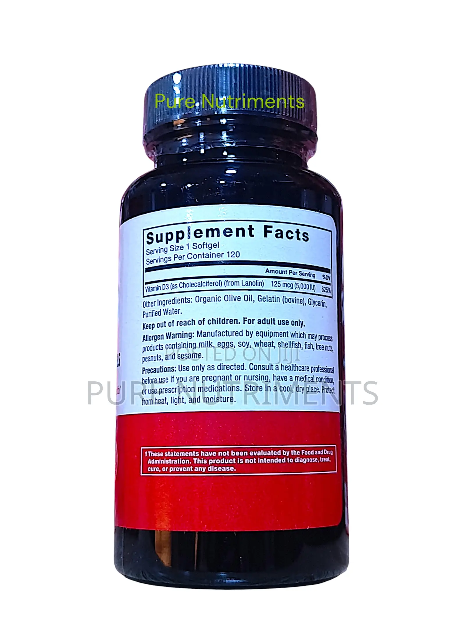 Force Factor Vitamin D3 5,000 Iu – Immune Bone Support 120 Softgels