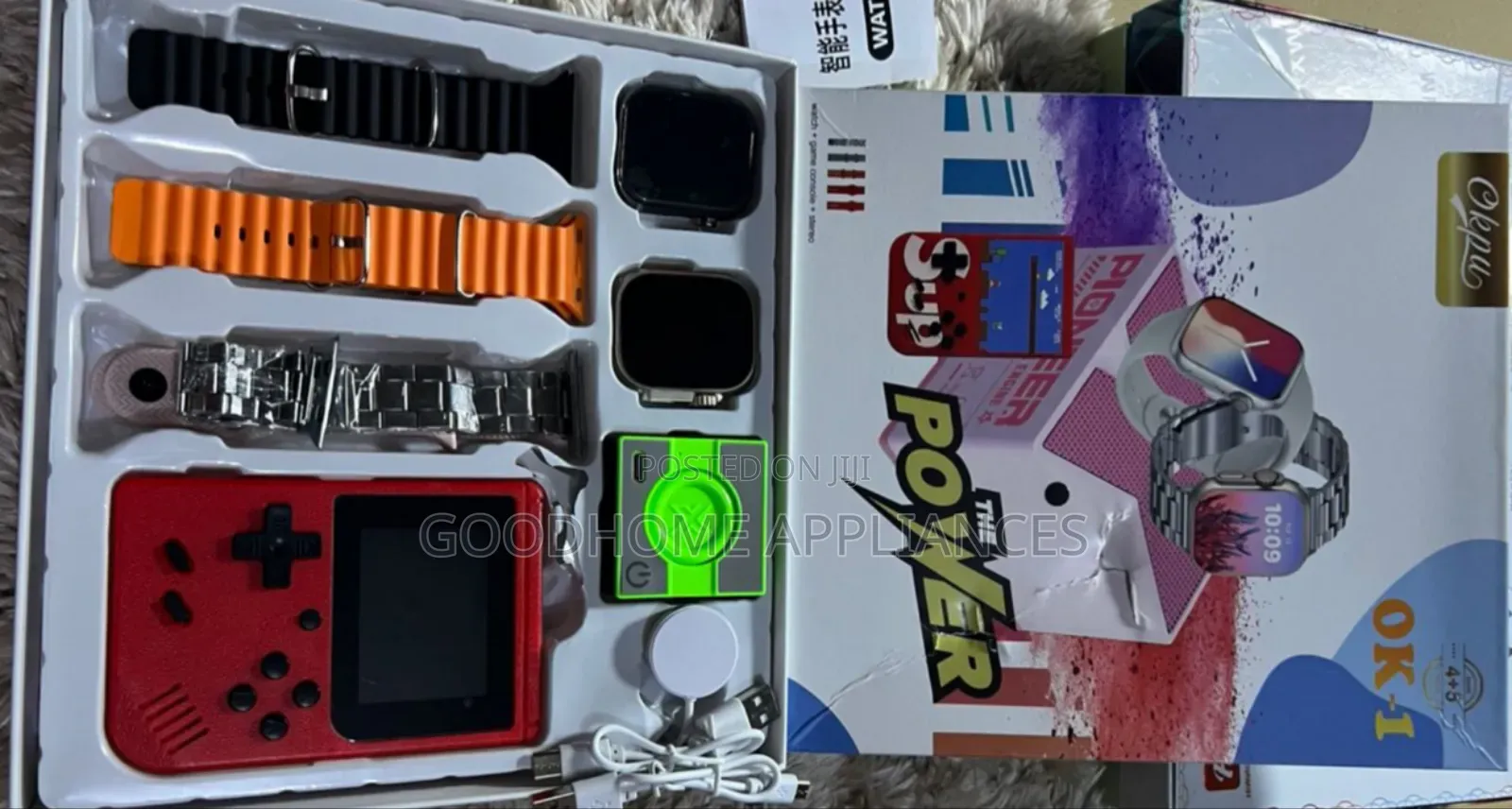 Ok-1 Smart Watch 
Double Watch, Bluetooth Speaker
Game Control