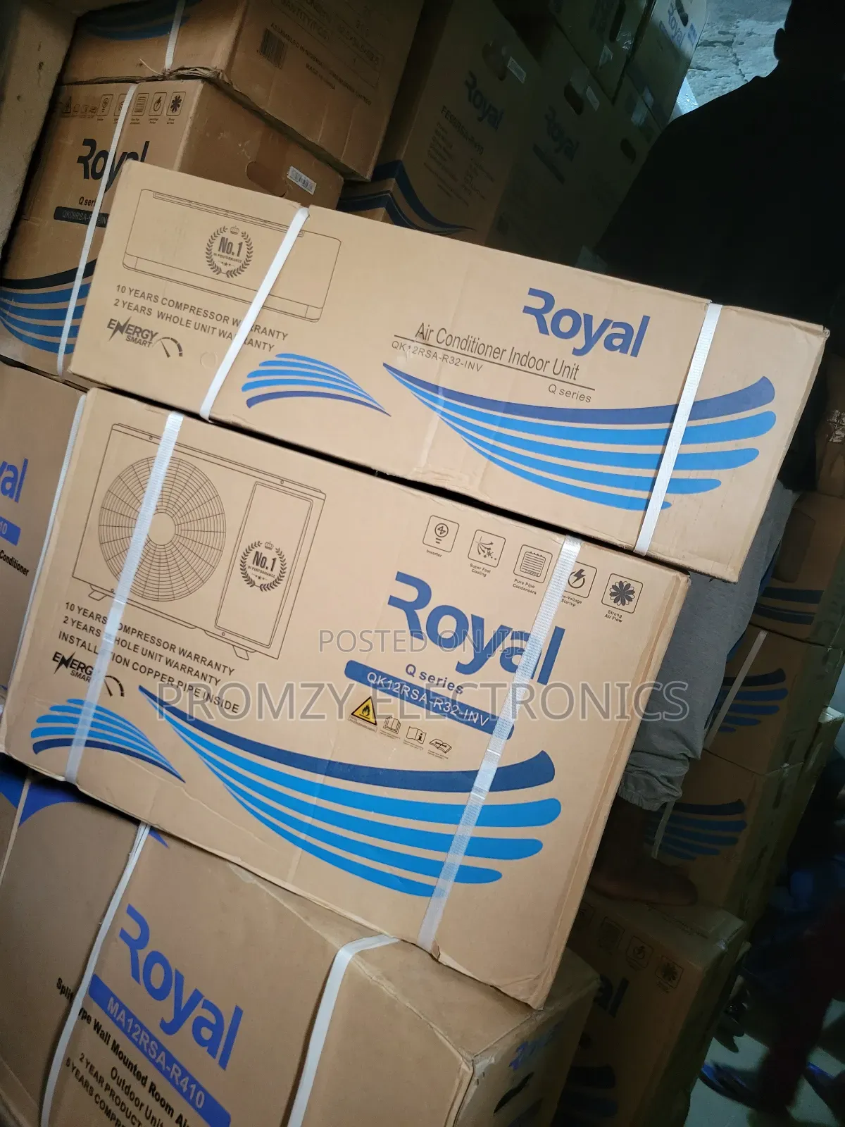2hp Royal Inverter Air Conditioner With Kits And Warranty