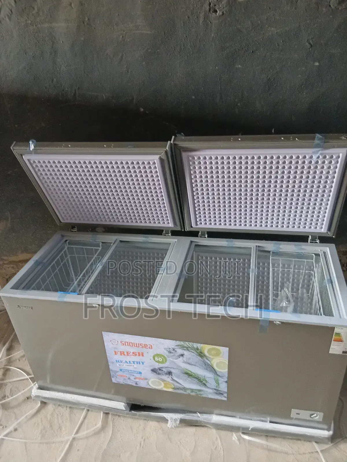 Snowsea Bd700g Double Door Chest Freezer.