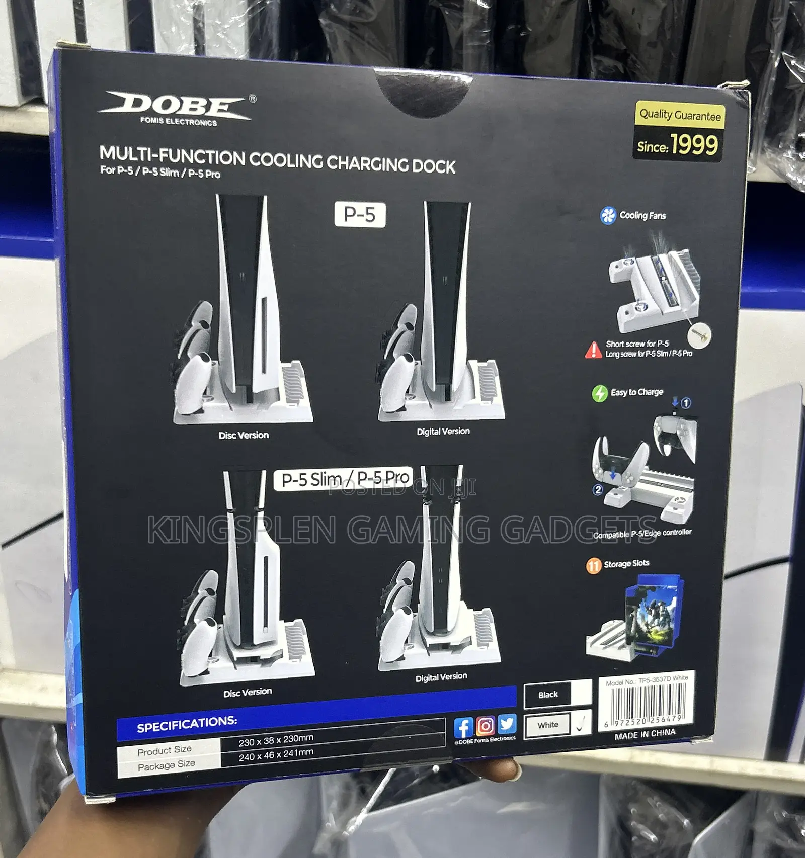 New Ps5 Multifunctional Charging Cooling Stand