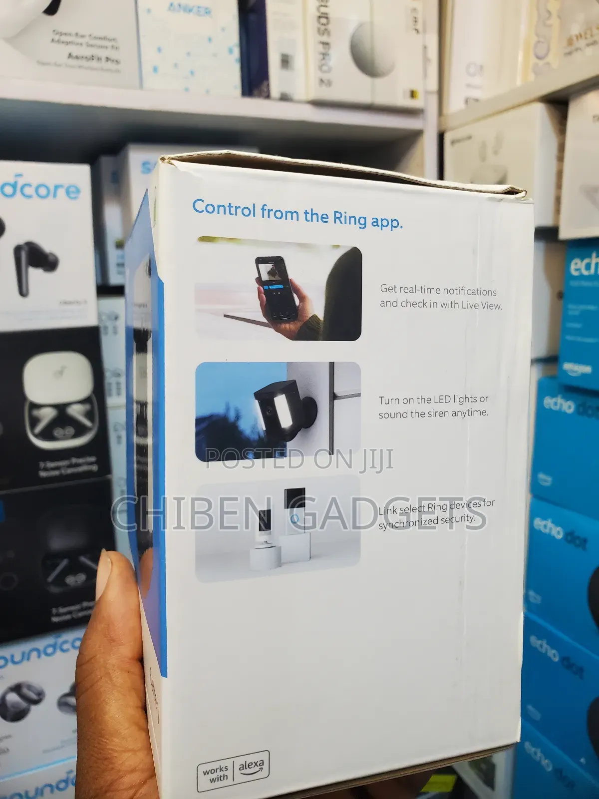 Ring Spotlights Cam Plus Battery (Newest Model) Home or Business