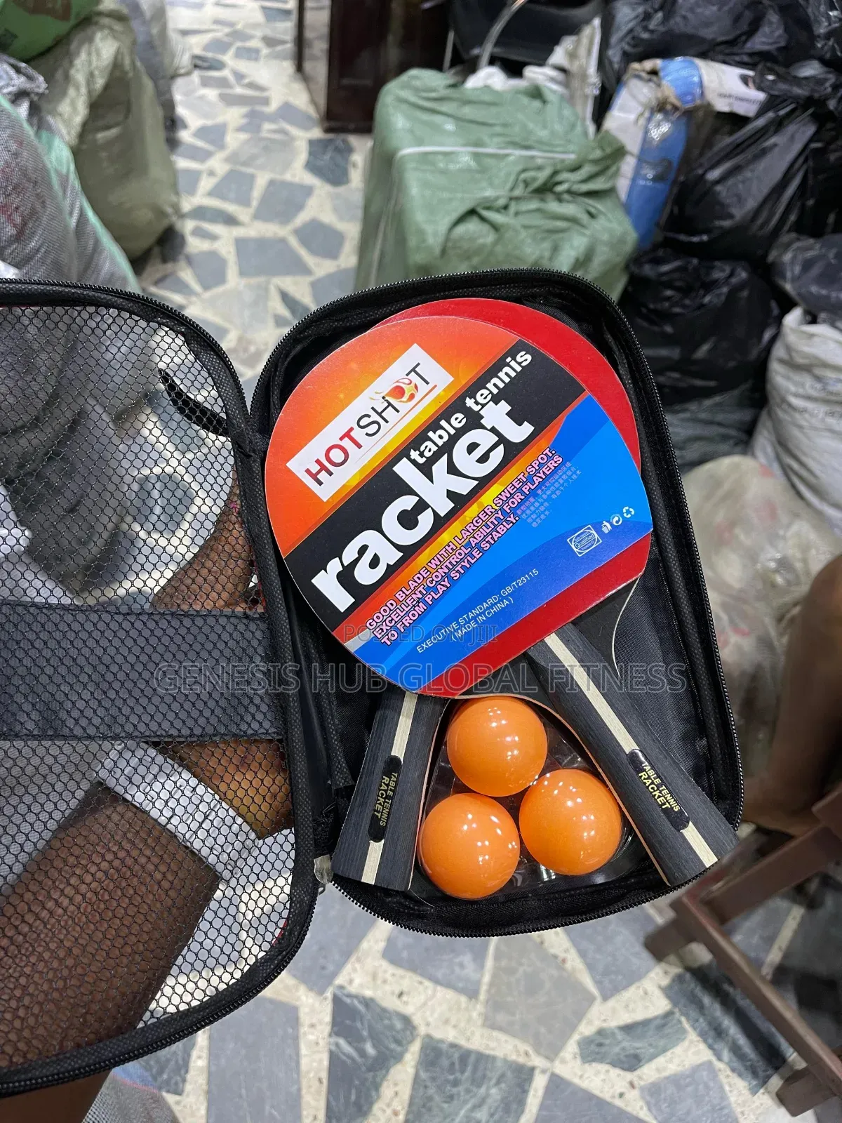 2 In 1 Table Tennis Bat With 3egg
