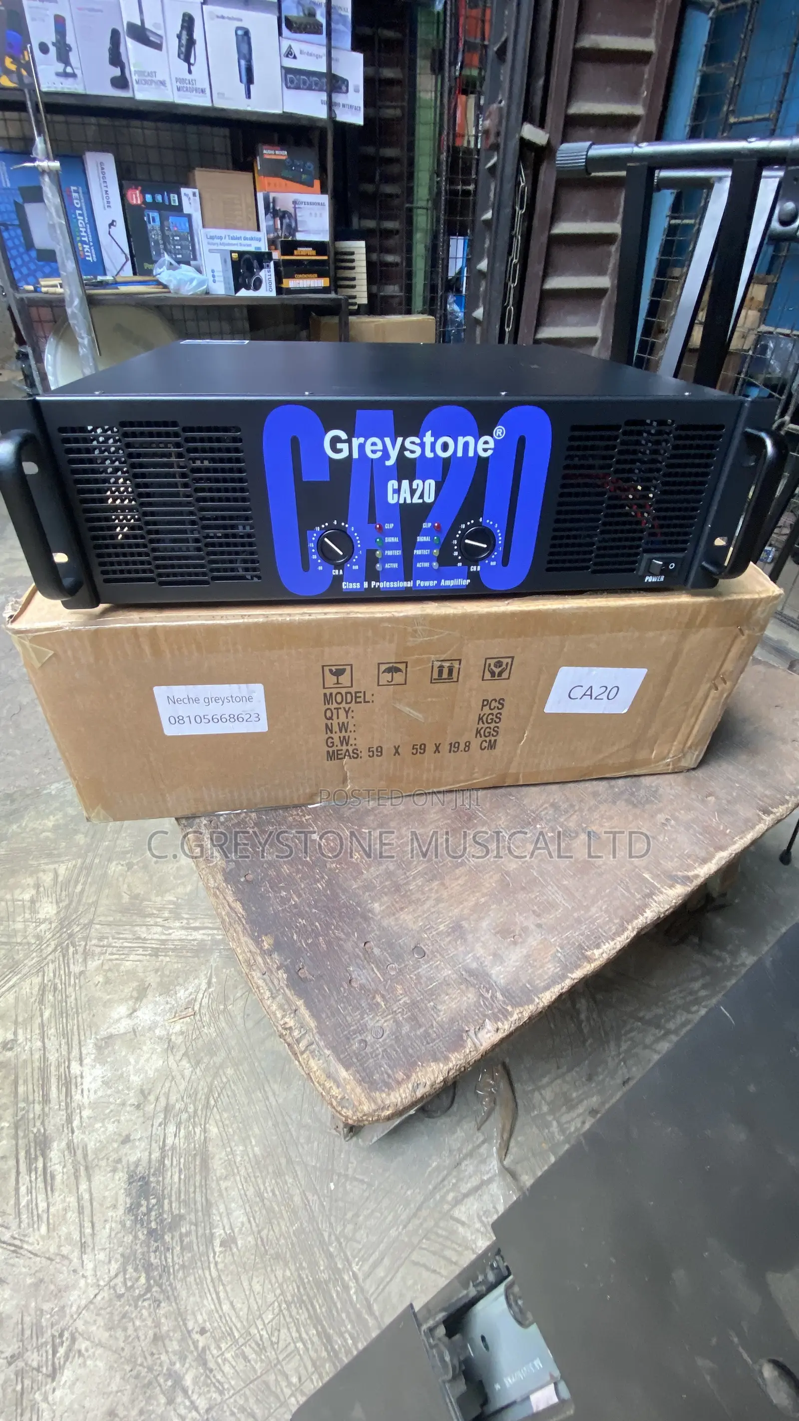 Professional Amplifier Greystone Ca-20
