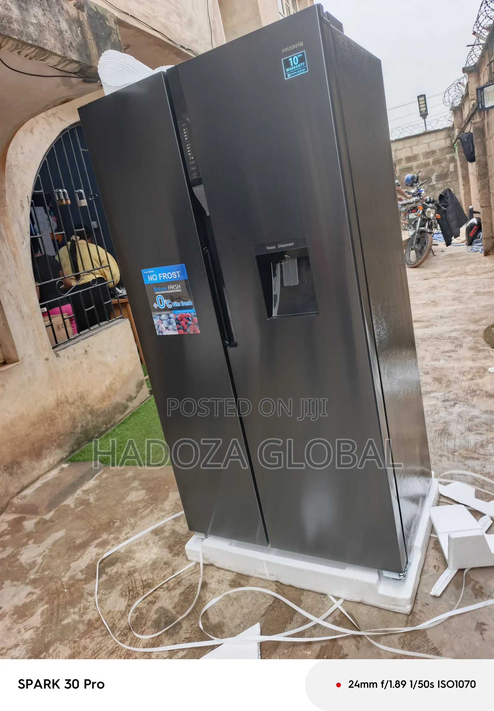 Polystar 520l Fridge With Side-by-side Layout
