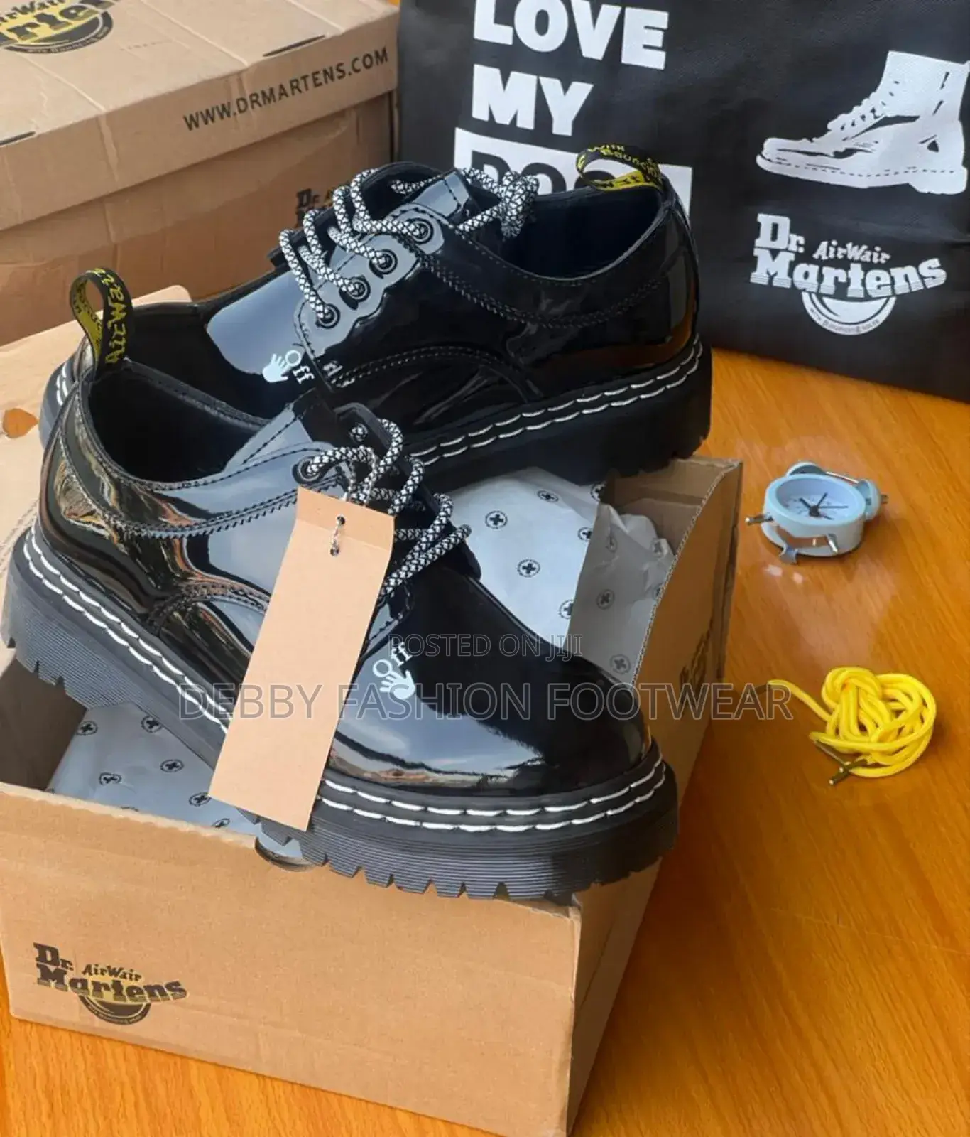 Doc Martens Luxury Glossy Derby Shoes