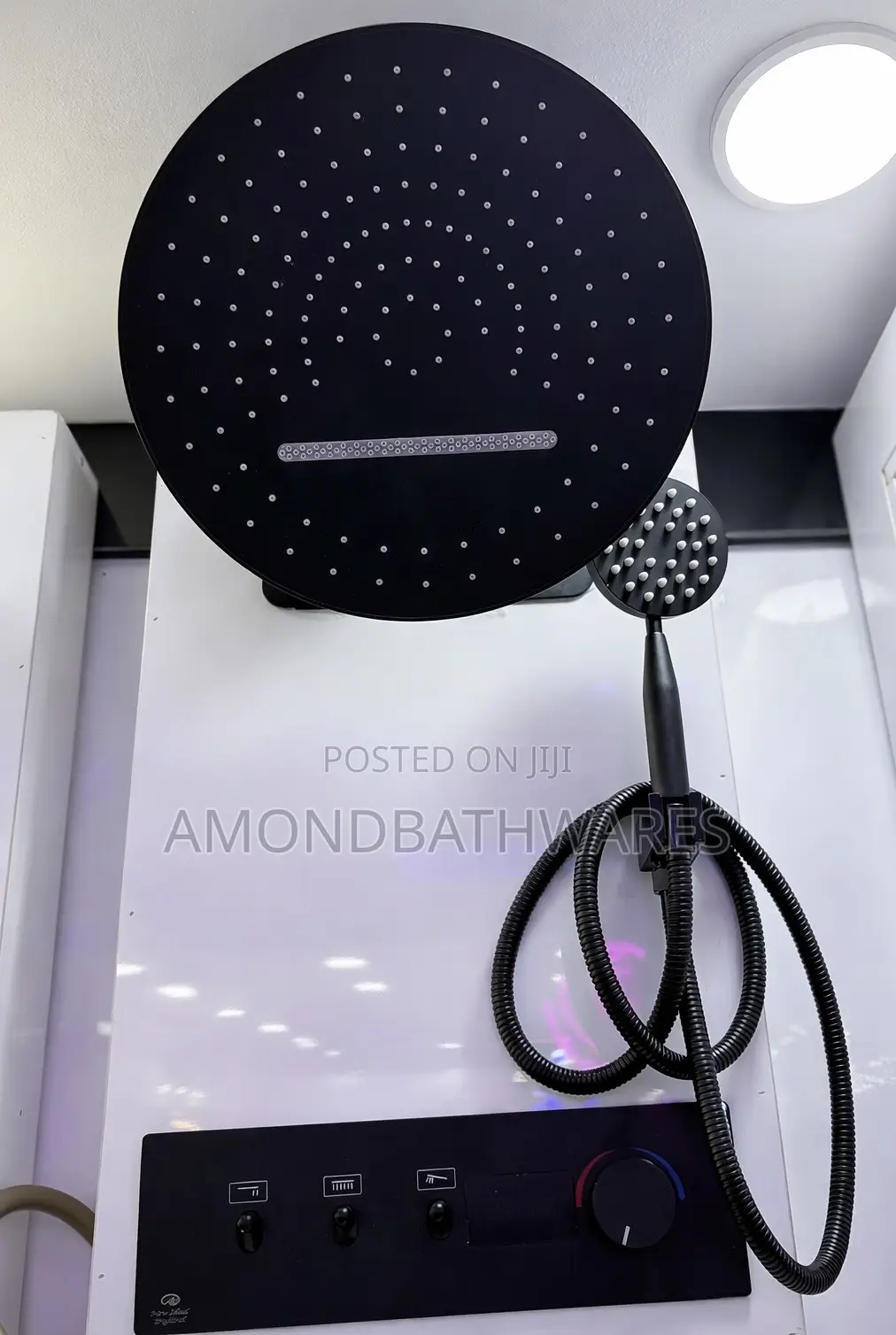 Black Thermostat Shower Set