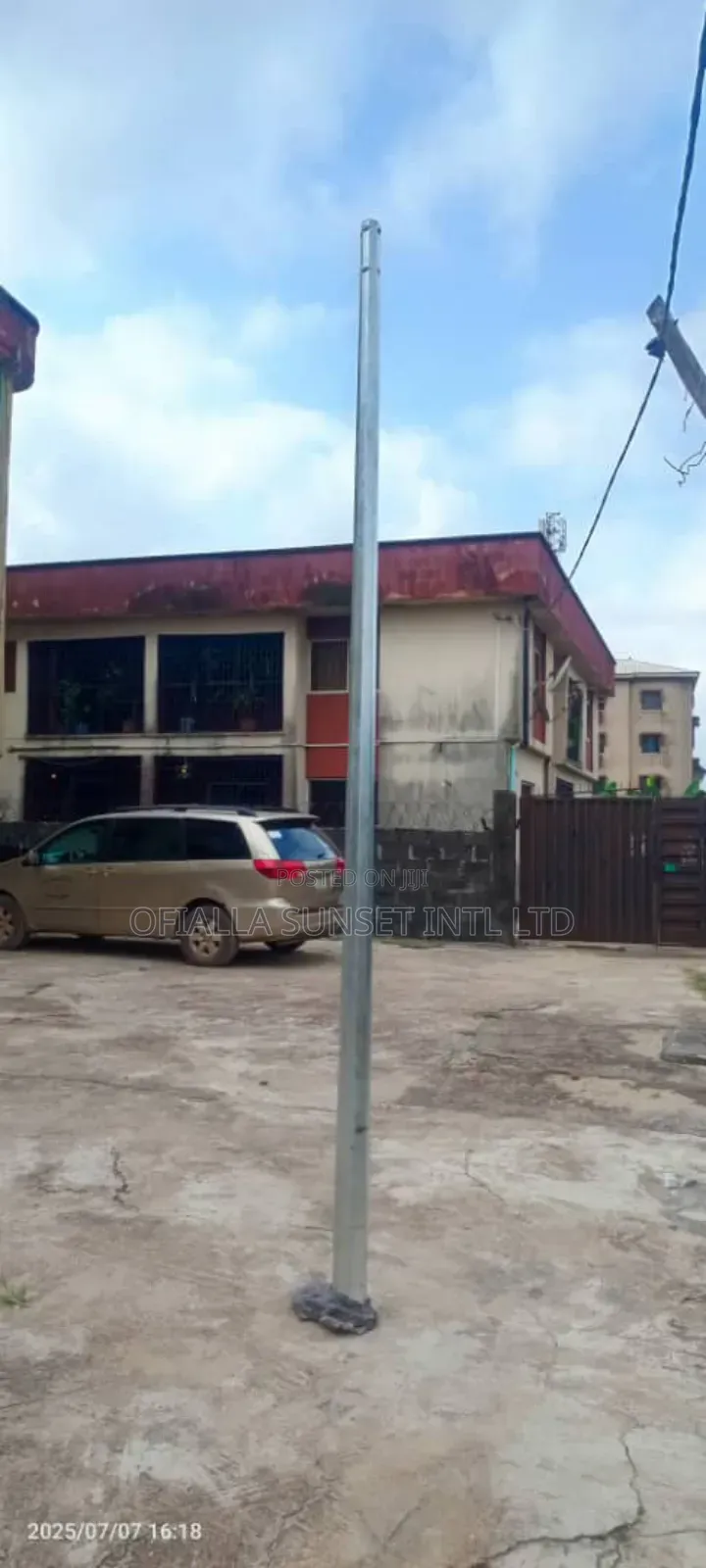8 Meters Gavanizer I Ported Solar Street Light