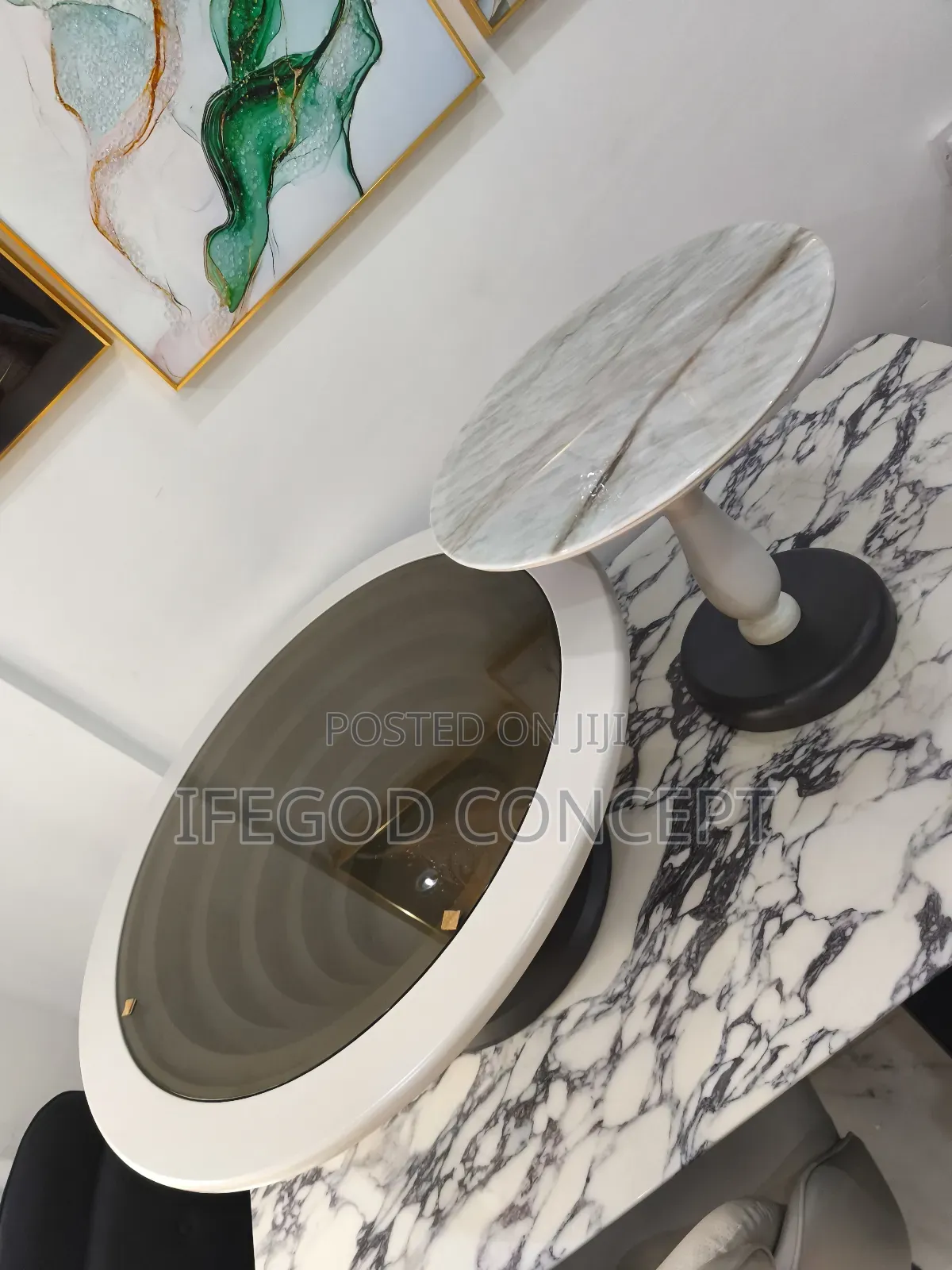 Stylish 2-in-1 Modern Centre Table Set.
