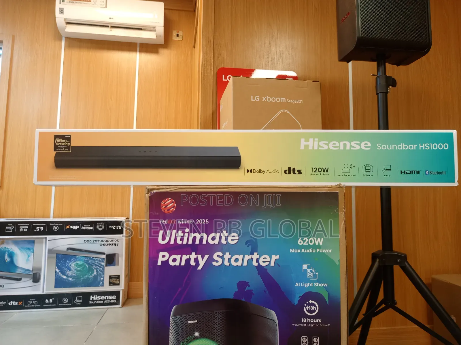 Hisense 120w Bluetooth Sound Bar – Aud 1000hs