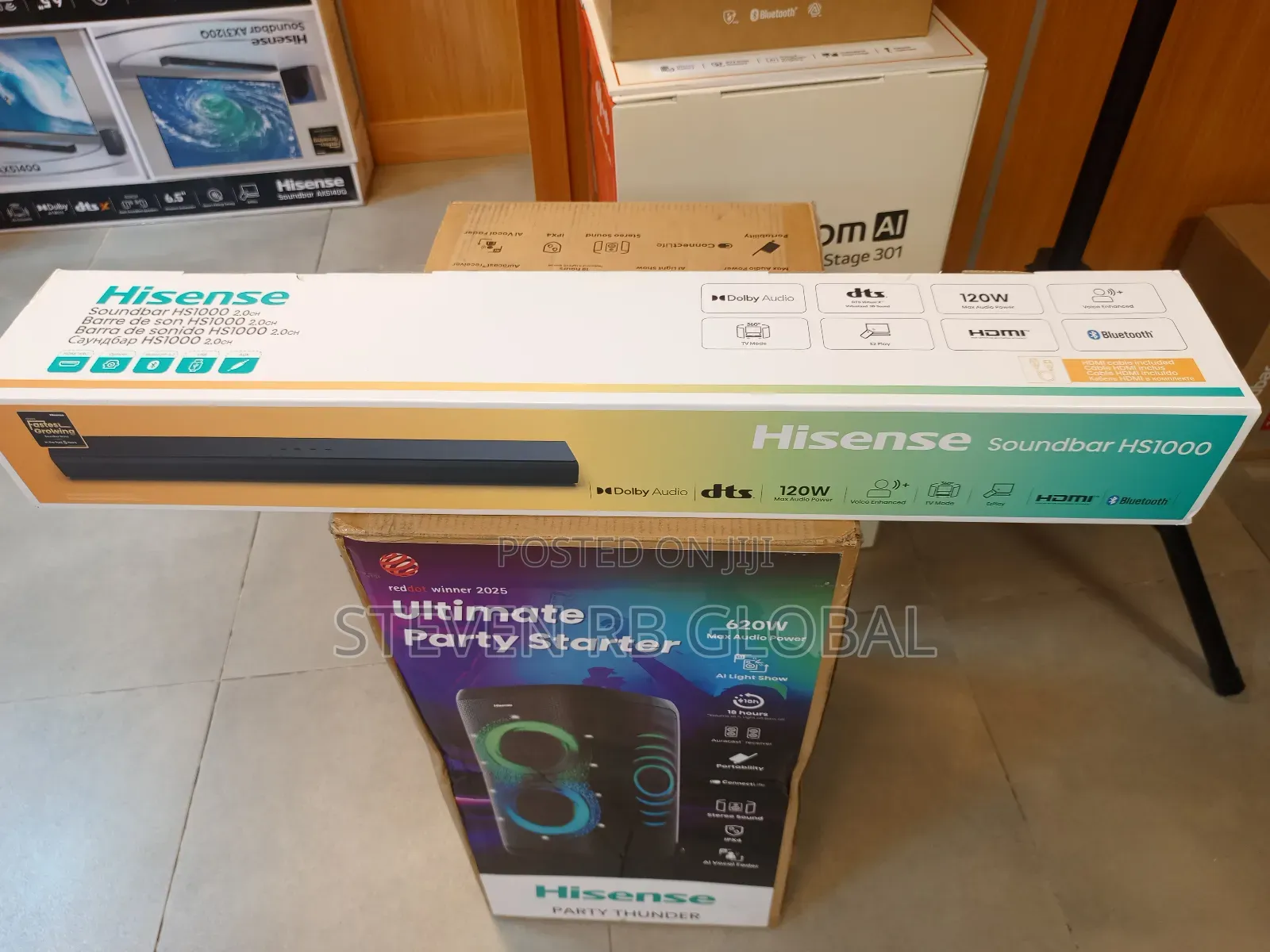 Hisense 120w Bluetooth Sound Bar – Aud 1000hs