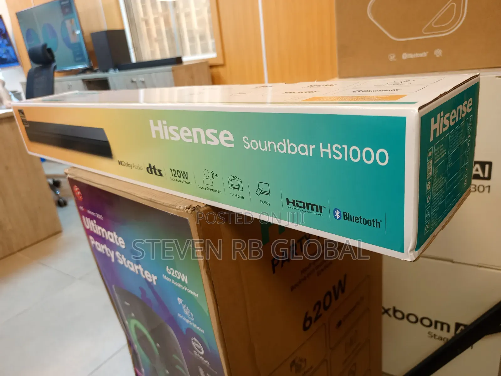 Hisense 120w Bluetooth Sound Bar – Aud 1000hs