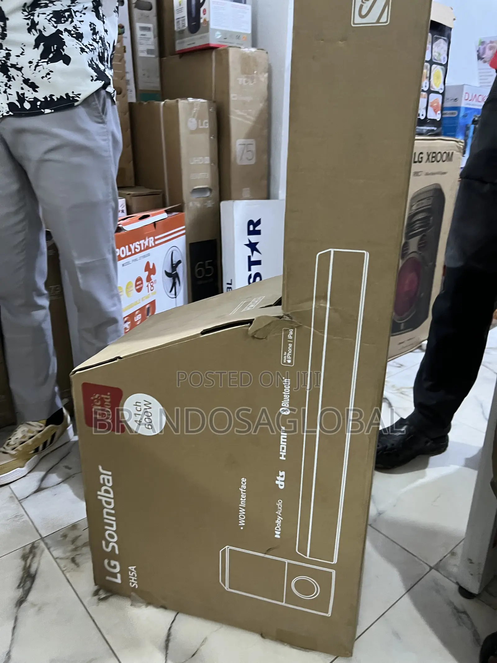 Lg Soundbar Offering Enhanced Audio Depth and Bass Response [Sh5a]