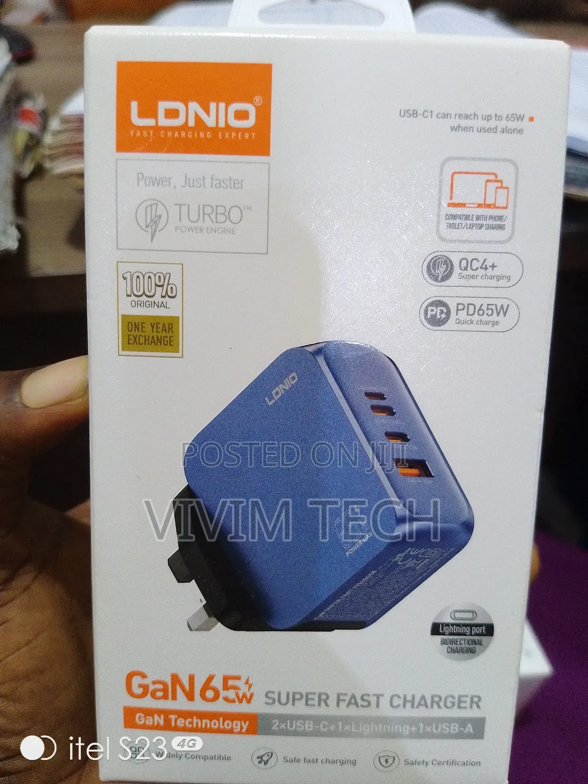 Q7 65w Gan Ldnio Charger