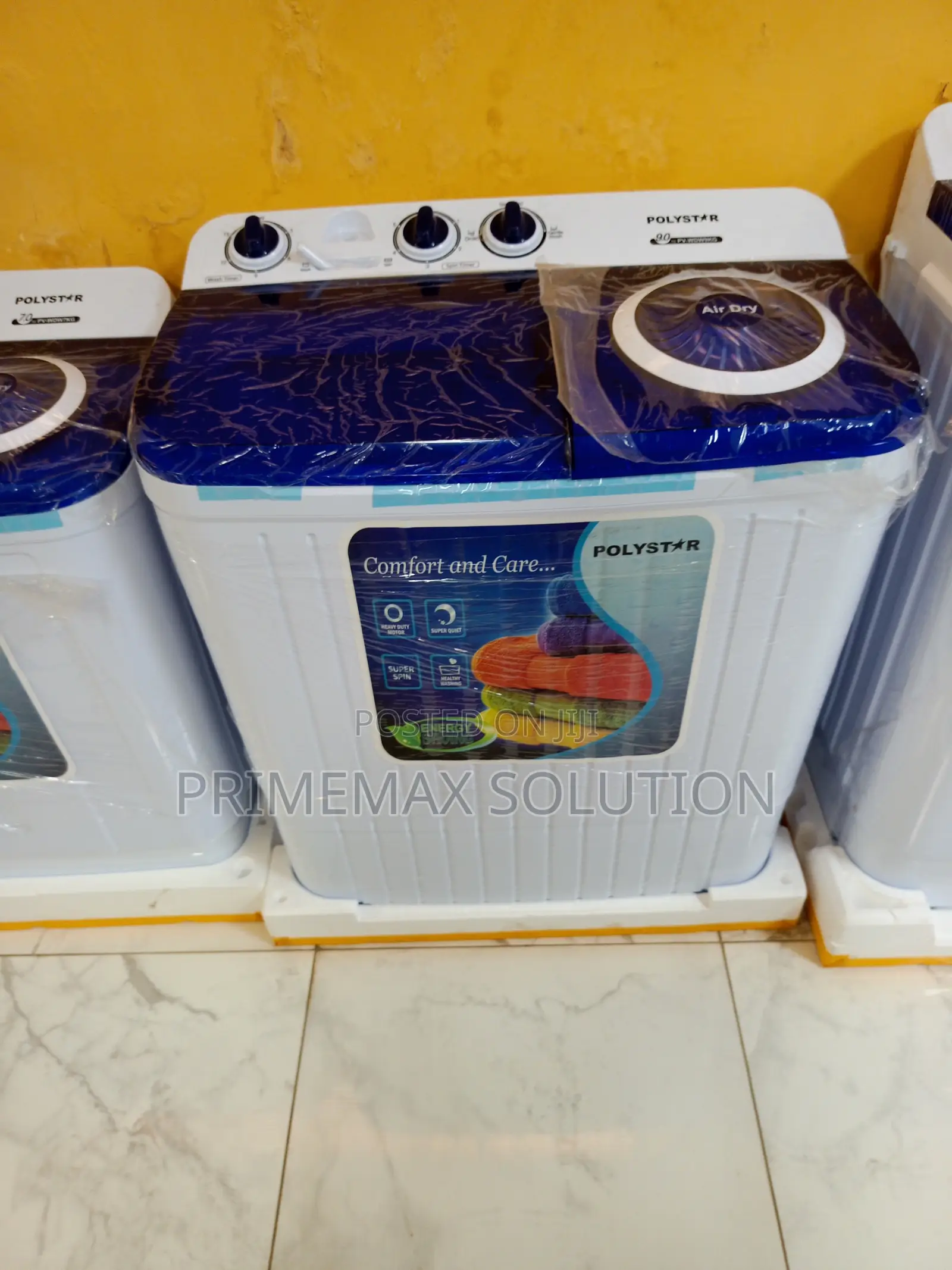 Large Capacity Polystar 9kg Twin Tub Semi-Automatic Washer