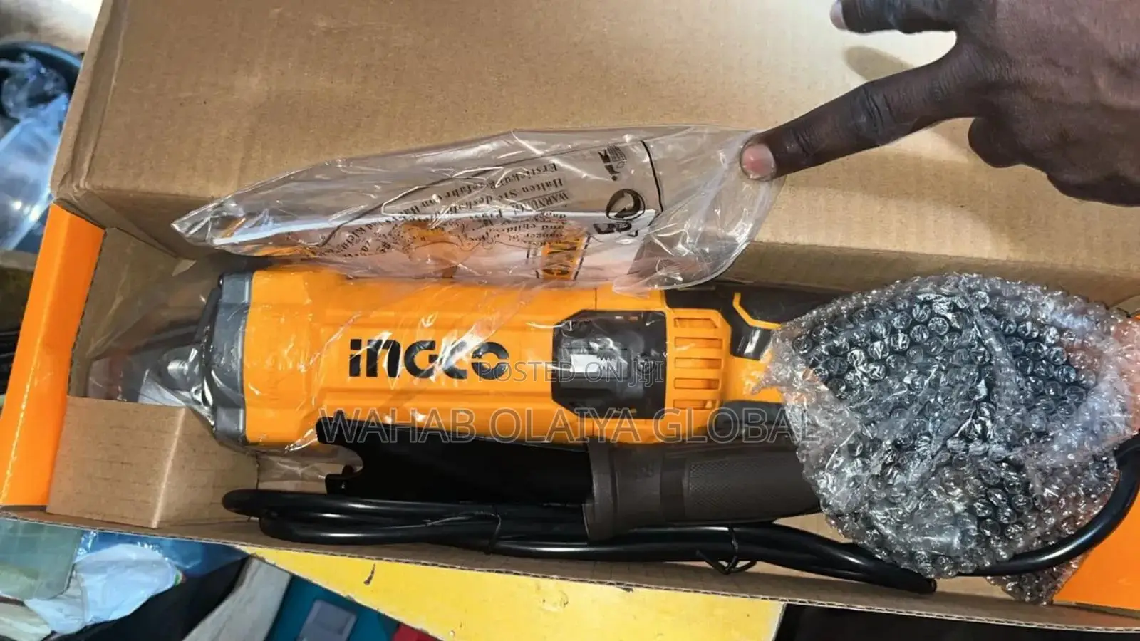 Ingco 1100w Angle Grinder 125mm – Variable Speed Power Tool