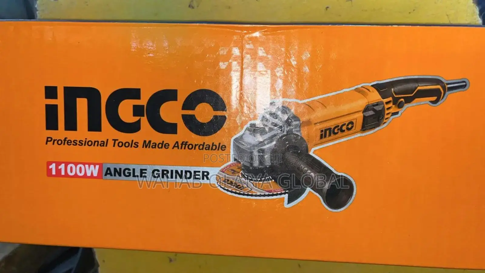 Ingco 1100w Angle Grinder 125mm – Variable Speed Power Tool