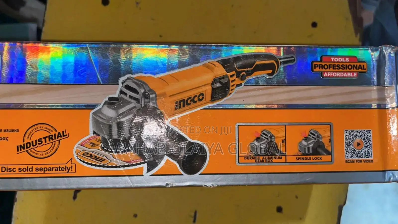 Ingco 1100w Angle Grinder 125mm – Variable Speed Power Tool