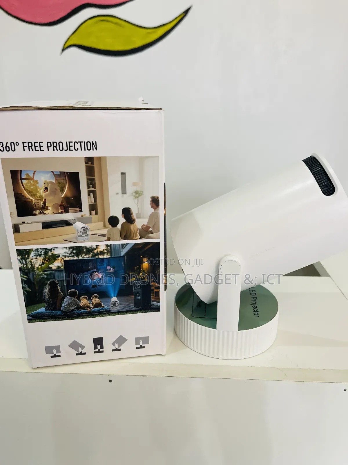Hy300 Rechargeable Projector + Inbuilt Speaker