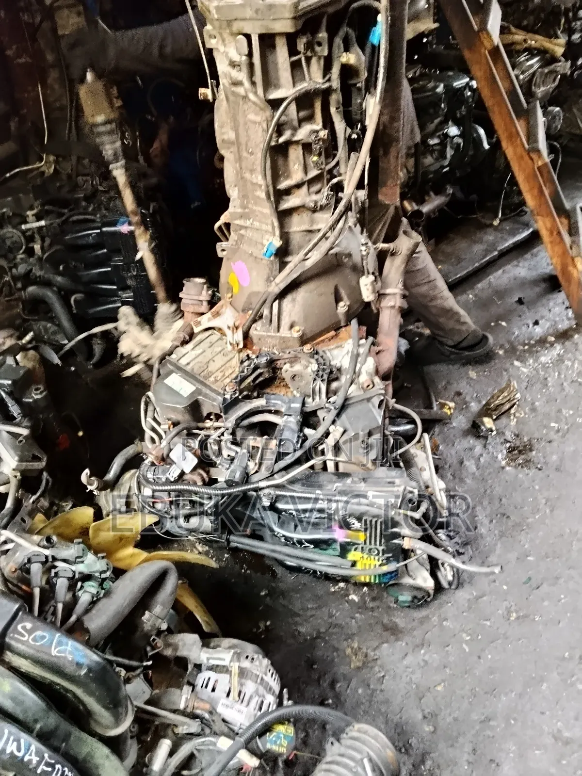 Engine and Gearbox Ford Explorer 2008 With 4x4 Transmission
