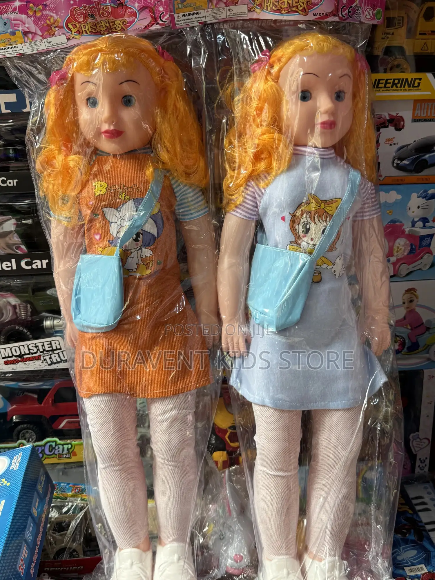 28" Kids Barbie Doll With Bag
