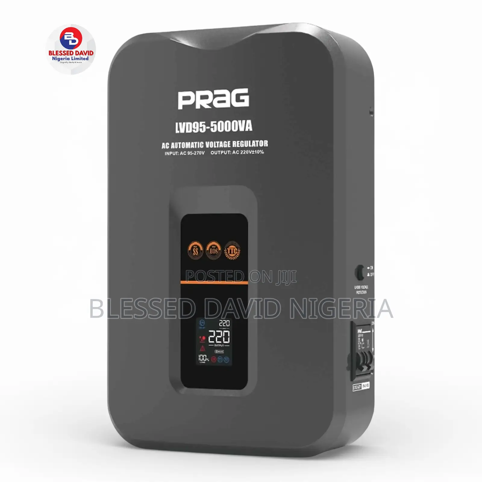 Prag 5kva Relay Voltage Stabilizer (95-270v)