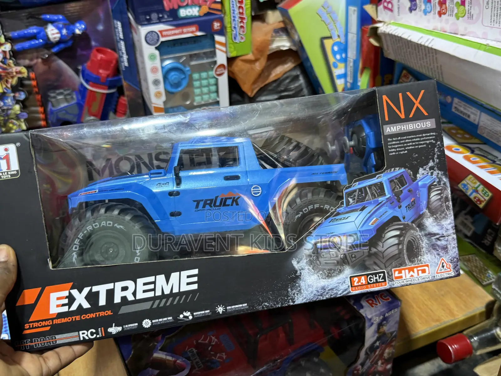 2.4ghz Rechargeable Wireless Remote Control Amphibious Car