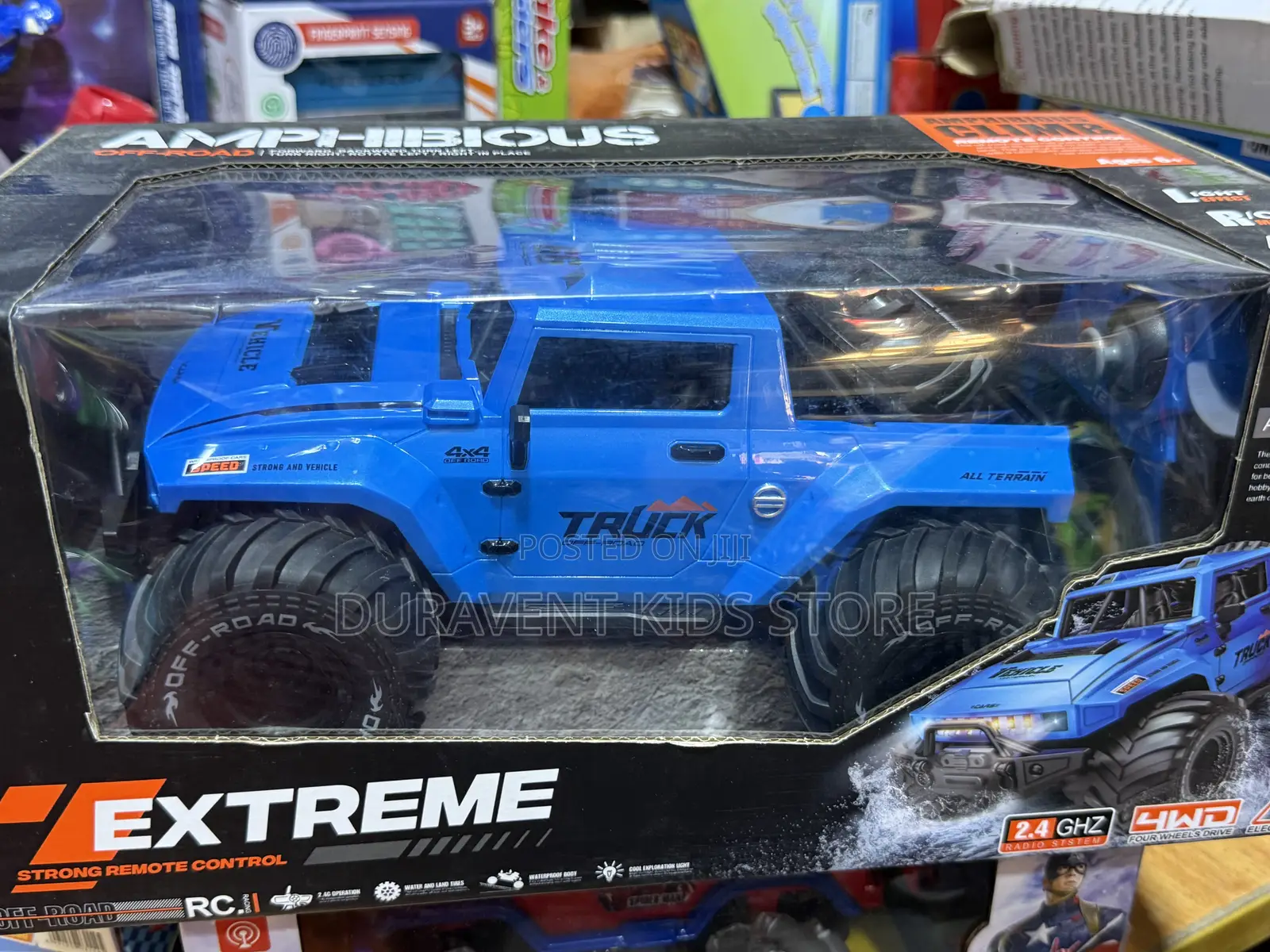 2.4ghz Rechargeable Wireless Remote Control Amphibious Car