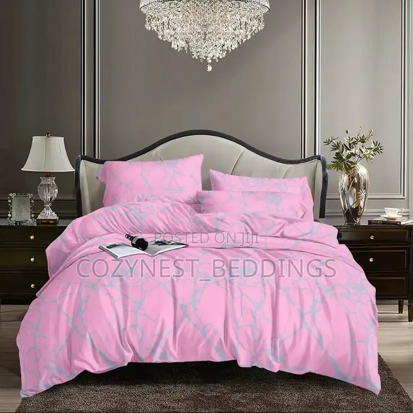 Modern Marble Bedsheets Duvet Cover With Pillowcases Design (4x6)