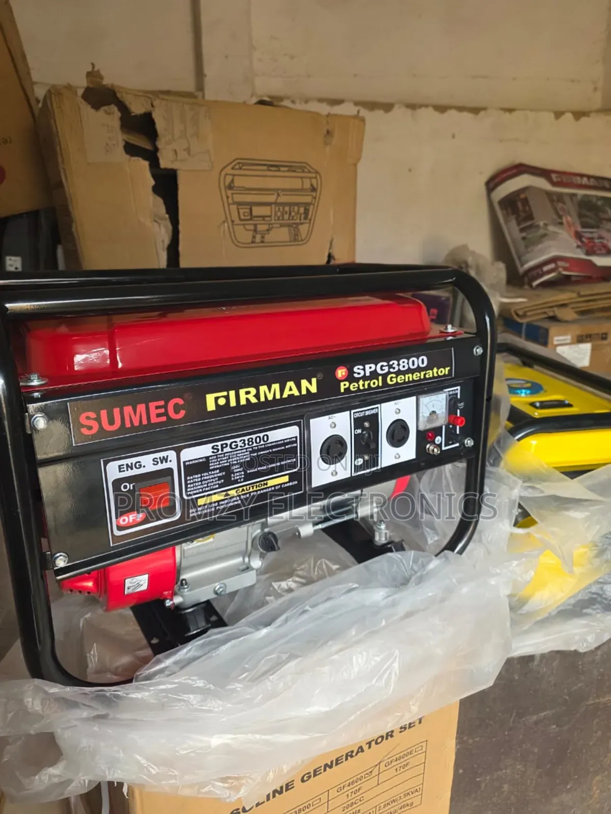 Sumec Firman Petrol Generator Model Spg3800m 100%Copper Coil 3.5kva