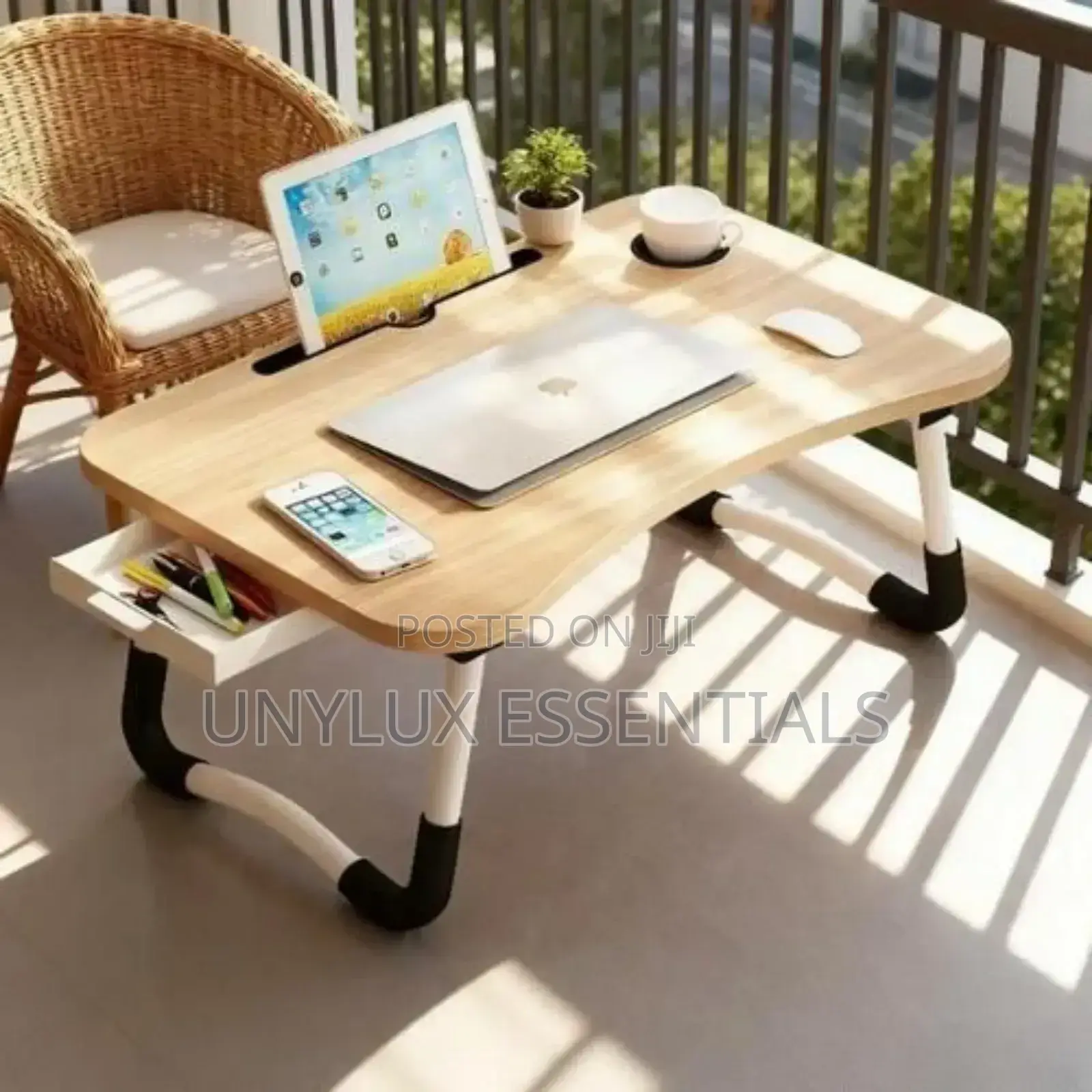 Sturdy Laptop Table With Drawer