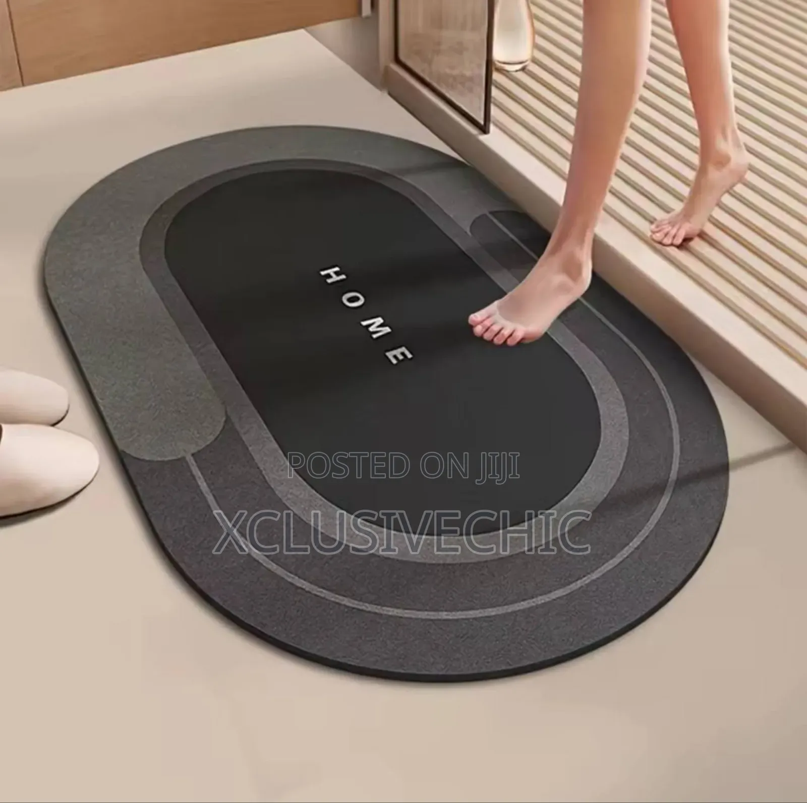 Bathroom Silicone Absorbent Mat - Big Small Size