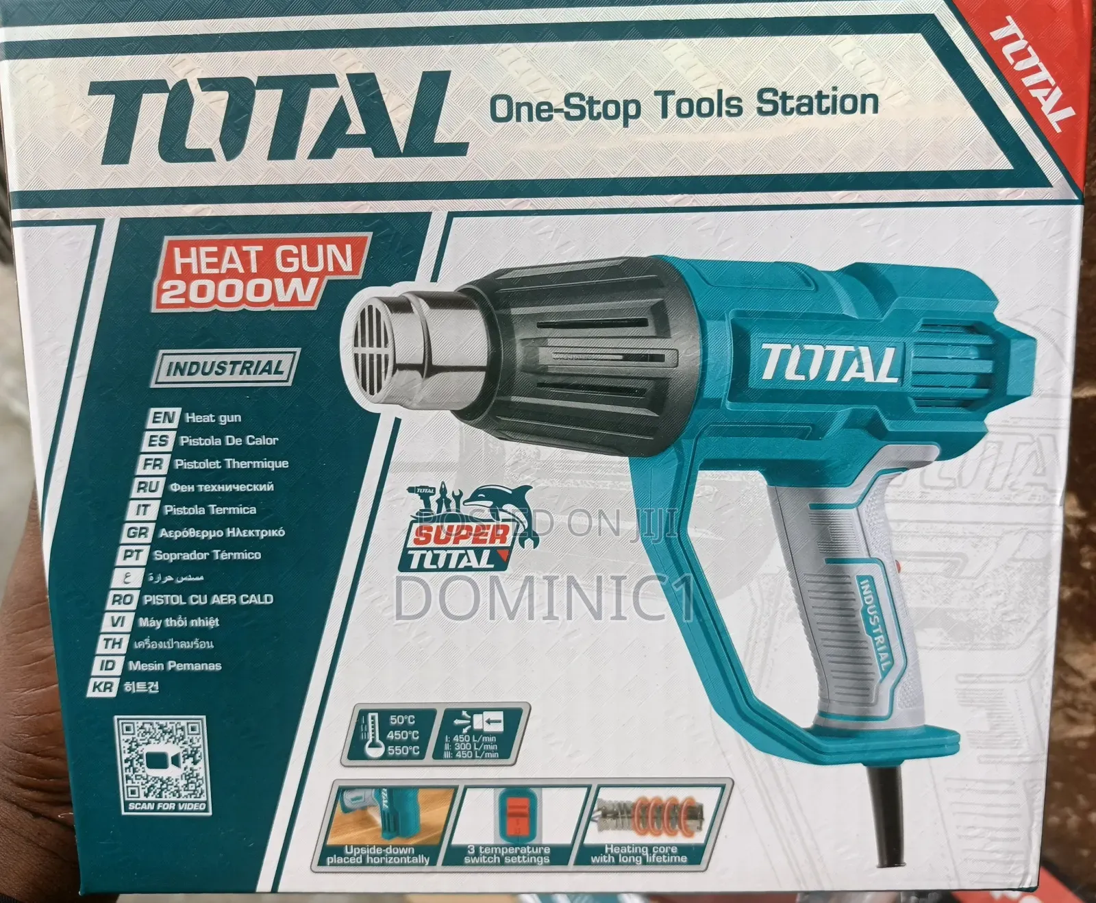 Total Industrial 2000w Heat Gun (Model Tb20078 Or Similar)